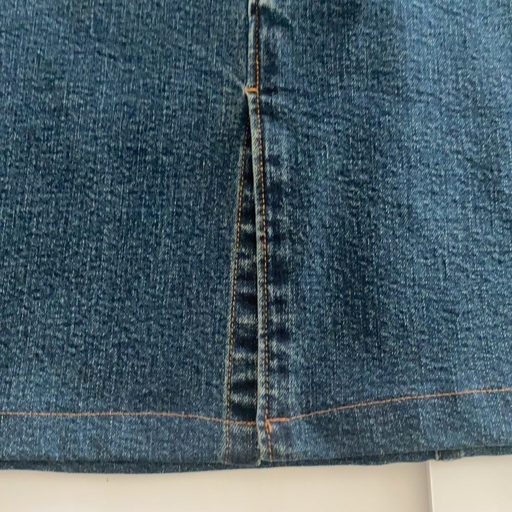 Halogen Mini Skirt Women's 12 Blue High Rise Stretch Casual Summer Y2K - Picture 8 of 11